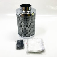 VIVOSUN 10cm Luftkohlefilter zur Geruchskontrolle mit...