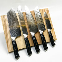 TURWHO 67 Layers Damascus Steel Kitchen Knife VG10 Core Chefs Knife (6 Piece Kitchen Knife)