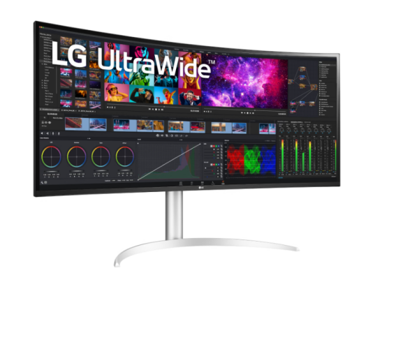 LG 40WP95C -W UltraWide Monitor (with one scratch), 50/60 Hz, 240 V, 2.3 A, without stand & HDMI cable