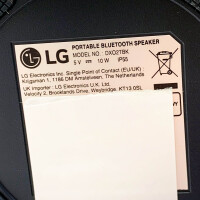 LG XBOOM 360 Portable Bluetooth Speaker, DXO2TBK