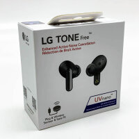 LG Tone Free DFP9 in-ear Bluetooth headphones with Meridian Sound and active noise cancellation (ANC), compatible with Siri and Google Assistant, black