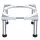 DEWEL base frame for refrigerator base height 28-31cm adjustable base for dishwasher freezer freezer kitchen cabinet and static household appliances (adjustable 45-67cm)