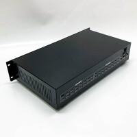 MT-VIKI 4K HDMI Matrix Switch 16x16 2U Rackmount Splitter & Switch 16 in 16 Out mit Kontrollmenü IR-Fernbedienung RS-232 LAN EDID HDCP1.4 ADI 30Hz