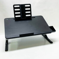 Folding Computer Desk, SAIJI 60*40cm Large Bed Tray...