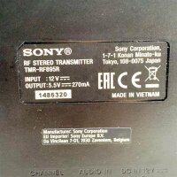 Sony MDR-RF895RK – Kabelloser Over-Ear-TV-Kopfhörer (ohne OVP) mit Geräuschunterdrückung, Ladestation, 100 Meter Reichweite, Akkulaufzeit bis zu 20 Stunden, Schwarz