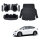 topfit for Tesla Model Y floor mats Tesla Model Y trunk mat all-weather Tesla floor mats trunk liner in a set Tesla accessories 2021-2024, 2 sets from Tesla mats