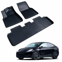 topfit for Tesla Model Y floor mats with all-weather TPE...