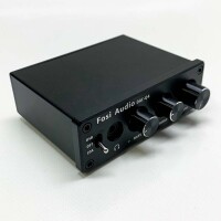 Fosi Audio Q4 Kopfhörer Verstärker, 192 kHz USB DAC Kopfhörerverstärker, USB/Optisch/Koaxial Eingänge auf 3,5 mm AUX/RCA/Ausgang, Gaming DAC AMP für PS5/PC/MAC/Aktive Lautsprecher