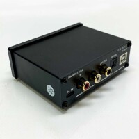 Fosi Audio Q4 Kopfhörer Verstärker, 192 kHz USB DAC Kopfhörerverstärker, USB/Optisch/Koaxial Eingänge auf 3,5 mm AUX/RCA/Ausgang, Gaming DAC AMP für PS5/PC/MAC/Aktive Lautsprecher