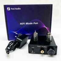 Fosi Audio P2 Tube Headphone Amplifier Vacuum Tube...