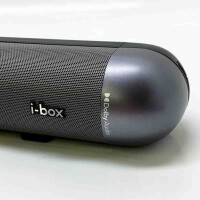 i-box soundbar for TV devices, sound system for televisions with Dolby Surround Sound, Bluetooth, AUX, HDMI ARC, and USB for computer speakers, music, films, monitor, home cinema, with stereo speakers