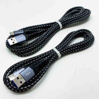 USB C cable 2 pieces (2M and 3M) for Samsung, iPhone and...