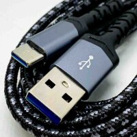 USB C Kabel 2 Stück (2M und 3M) für Samsung, I Phone und vieles mehr, USB Typ-C Schnellladekabel