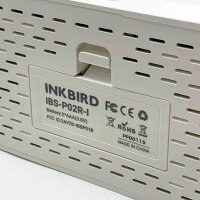 INKBIRD IBS-P02R wireless pool thermometer, floating pool thermometer with indoor temperature and humidity monitor, large screen, IPX7 waterproof, for pool, whirlpool, pond