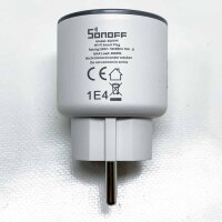 SONOFF S60TPF Smart Wlan Steckdose 16A 4000W, Smart Stecker mit Strommessung, Überlastschutz, Sprachsteuerung, Kompatibel mit Alexa/Google Home (2.4G WiFi)