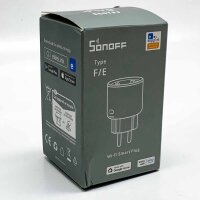 SONOFF S60TPF Smart Wlan Steckdose 16A 4000W, Smart Stecker mit Strommessung, Überlastschutz, Sprachsteuerung, Kompatibel mit Alexa/Google Home (2.4G WiFi)