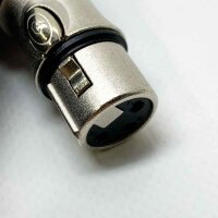 GeoHN.G XLR auf XLR Kabel 8M-6 Pack, 3-Pin Mikrofonkabel XLR Stecker auf Buchse Verlängerungskabel Kompatibel mit Mixer, Live-Bühne, Lautsprecher, Verstärker, Musikaufnahme und mehr