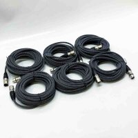 GeoHN.G XLR auf XLR Kabel 8M-6 Pack, 3-Pin Mikrofonkabel...