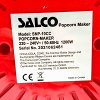 SALCO Popcornmaschine Coca-Cola SNP-10CC