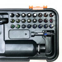 WORX 4V Akkuschrauber Set WX240, 1,5Ah, 3-Gang-Drehmomenteinstellung, LED-Licht, 5/4/2.5N.m