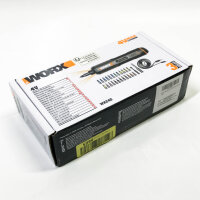 WORX 4V cordless screwdriver set WX240, 1.5Ah, 3-speed torque setting, LED light, 5/4/2.5N.m