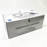 Thermalright Frozen Magic 280 SCENIC V2 Wasserkühlung CPU-Kühler, 280 White Cooling Row Spezifikation, 2 × 140 mm PWM-Lüfter, S-FDB V2.0-Lager, geeignet für AMD/AM4, Intel LGA1700/1150/1151/1200/2066