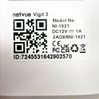 NETVUE Kamera Überwachung Aussen, Überwachungskamera Aussen mit Nachtsicht und Bewegungsmelder, WLAN Kamera Outdoor mit Alexa Kompatibel, IP66 Wasserdicht, IP Kamera mit 2-Wege Audio, Cloud/SD Karte