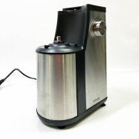 H.Koenig GSX18 Entsafter / Slow juicer / 1 L Fassungsvermögen / 400 W / Tropfstopsystem / mit Tresterbehälter / Edelstahl / schwarz