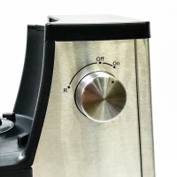 H.Koenig GSX18 juicer / slow juicer / 1 L capacity / 400 W / drip stop system / with pulp container / stainless steel / black