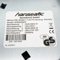 HANSEATIC electric hob from SCHOTT CERAN® HHE64NBAF