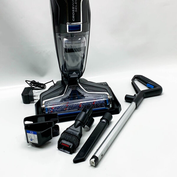 BISSELL Wet Dry Vacuum 3569N (USED), CrossWave C6 Cordless Select, Strong Suction, 255W, Bagless, Cordless, Dual Tank, Vacuum, Mop, Dry, Multi-Surface Cleaner