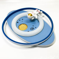 GHiycotdl LED Deckenleuchte,58 cm, kreative Cartoon Astronauten Deckenlampe mit Fernbedienung, dimmbare Deckenleuchte für Kinderzimmer, Schlafzimmer, Deckenleuchte, Wohnzimmer, Kindergarten