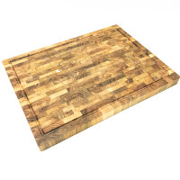 Cutting board made from end grain butcher block [3.8 cm...