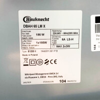 BAUKNECHT flat screen hood DBAH 65 LM X, DBAH 65 LM X, 60 cm