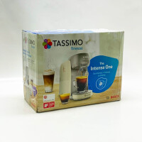 TASSIMO capsule machine Tassimo finesse friendly TAS167P, more intense coffee at the touch of a button, one-touch operation, over 70 drinks, space-saving, cream