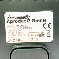 HANSEATIC Heißluftfritteuse HAF212600D (mit Kratzern) 39156050 2in1, 2600 W, XXL-Volumen 9L mit Dörrfunktion, 2 Einschüben und Touchdisplay.