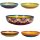 Bico Tunisian pasta bowl 6330 ml set of 5 for pasta and salad microwave and dishwasher safe