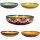 Bico Tunisian ceramic pasta bowls, set of 5 (1 unit 6330 ml, 4 units 1035 ml), for pasta, salad, microwave and dishwasher safe