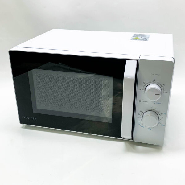 Toshiba MW2-MM20P(WH) Mikrowellenherd 800 W mit knuspriger 5 Leistungsstufen, Weiss