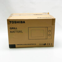 Toshiba MW2-MM20P(WH) Mikrowellenherd 800 W mit knuspriger 5 Leistungsstufen, Weiss