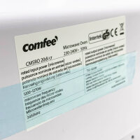 Comfee CMSRO 20 di cr Mikrowelle im Retro-Stil / Retro-Mikrowellenherd mit 8 Auto-Menüs, 5 Kochleistungsstufen, Express-Kochtaste,Express-Kochtaste, 20L, 800W, Apricot Cream