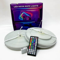 LETIANPAI 36m LED Neon Seillichter, Steuerung mit...