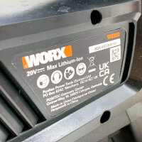 WORX battery drain cleaner 18V (20V Max) PowerShare, 7.6 m telescopic spiral, unclogs pipes from 19-76 mm, automatic blockage remover for S and L pipes, LED light, replaceable cleaning spiral, WX891