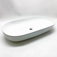 Wash basin 24 W x D x H 82 x 41 x 13.50 CM ceramic wash basin, countertop wash basin, wash bowl, hand wash basin, guest toilet A300