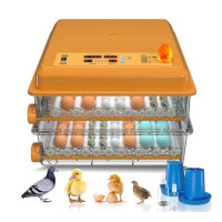 Hethya incubator fully automatic breeding machine fully automatic incubator chickens for 120 eggs, incubator with automatic egg turning and humidity display