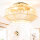 hummst Boho Rattan Ceiling Fan with Lighting and Remote Control Quiet, 40 cm Bamboo Ceiling Light with Fan and Light, 6 Wind Speeds Timer for Bedroom, Dining Room