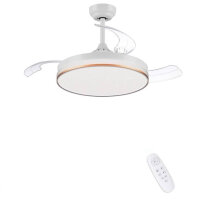 CJOY Retractable Ceiling Fan, 107cm Ceiling Fan with...