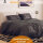 Emma Essentials microfibre bed linen with 1 duvet cover 200 x 200 cm and 2 pillowcases 40 x 70 cm, 3-piece set, anthracite