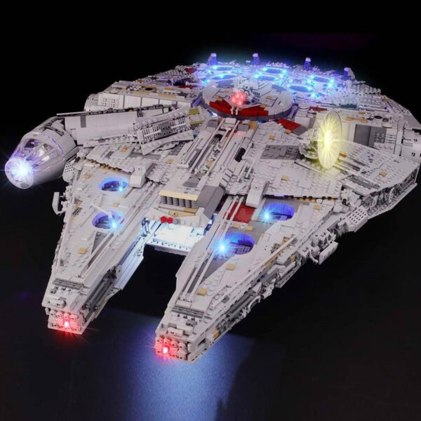 BRIKSMAX Led Beleuchtungsset für LEGO Star Wars Millennium Falcon, Kompatibel Mit Lego 75192 Bausteinen Modell - Ohne Lego Set