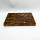 XINZUO Large thick end grain cutting board (without original packaging, with crack) acacia wood (48x35.5x3.8cm), both sides available wooden board chopping boards kitchen, cutting board with non-slip feet, built-in handles and juice groove